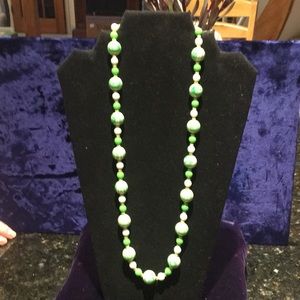 Multi size beaded necklace